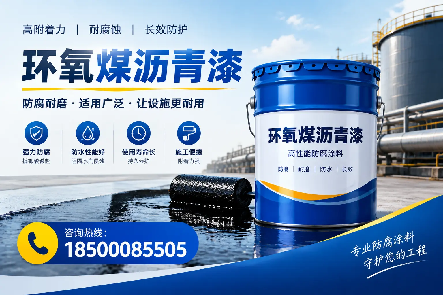 环氧煤沥青漆与其他涂料的对比分析,助力阿里企业决策